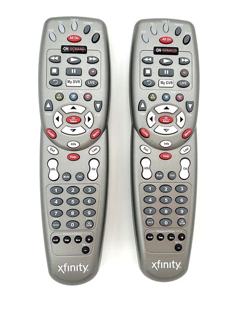 comcast remote buttons